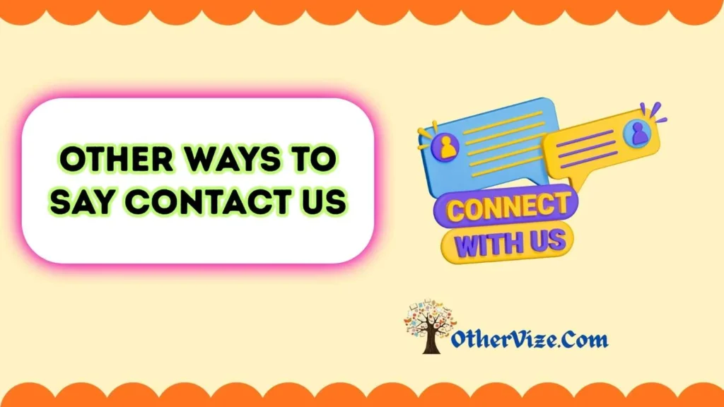 Ways to Say “Contact Us” on a Website