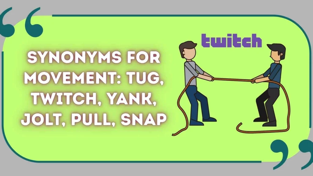 Jerk Synonyms in English