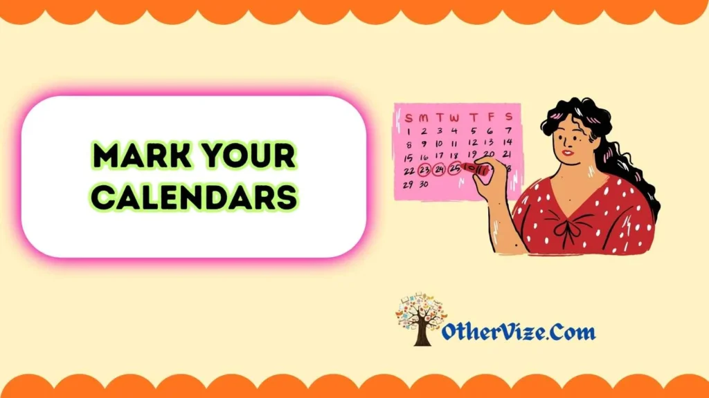 Mark Your Calendars Synonym