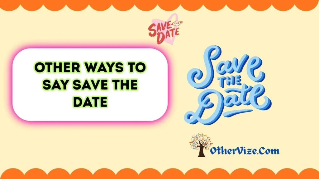 Save the date Captions