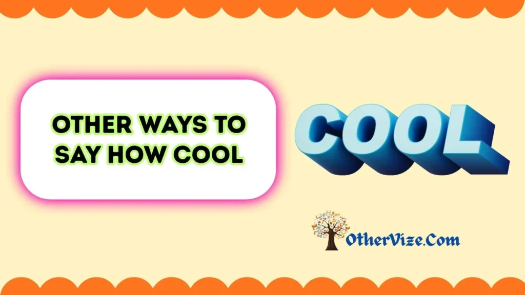 Words for “Cool” Slang
