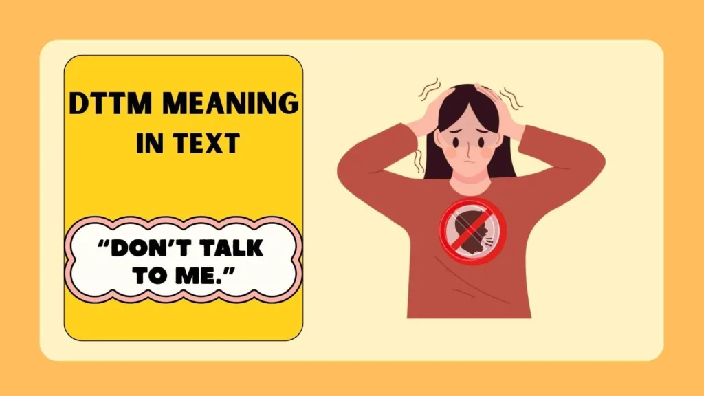 DTTM Meaning in Text