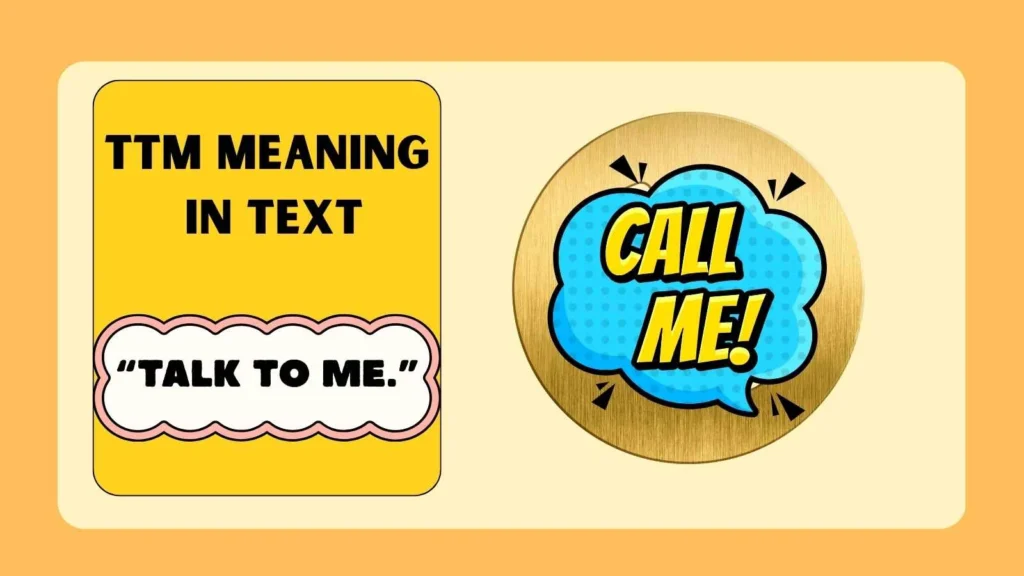 ttm meaning in text