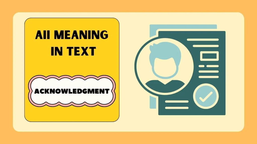 Aii Meaning in Text