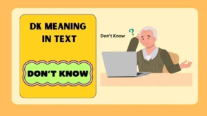 DK Meaning in Text