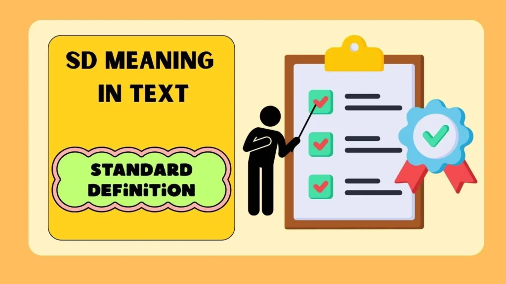SD Meaning in Text