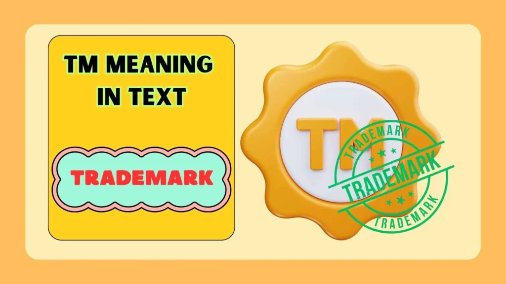 TM meaning in text