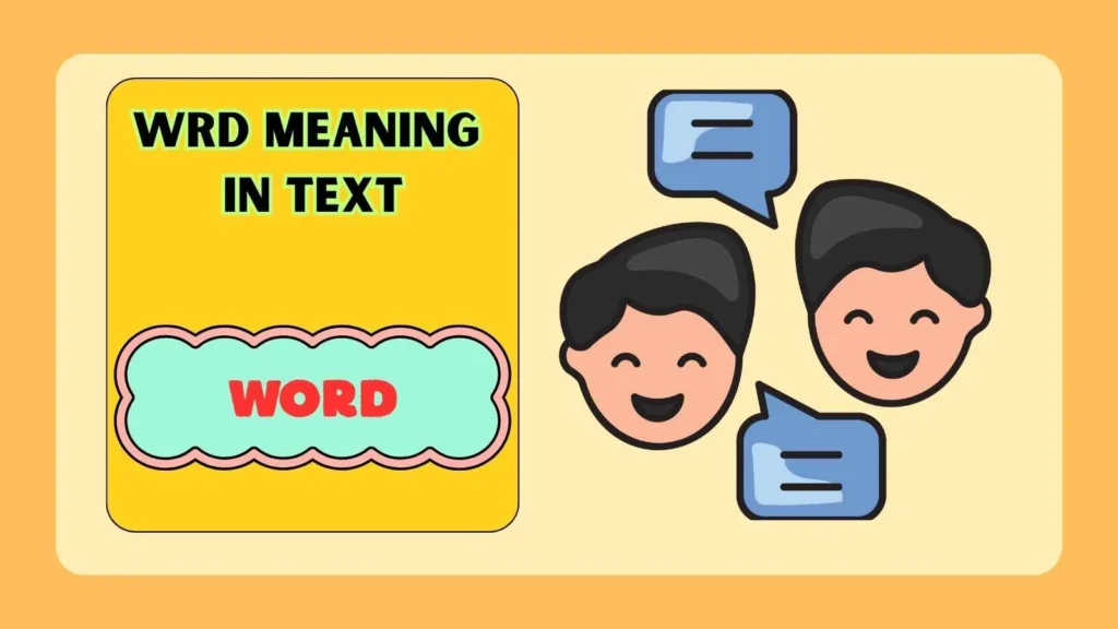 WRD Meaning in Text