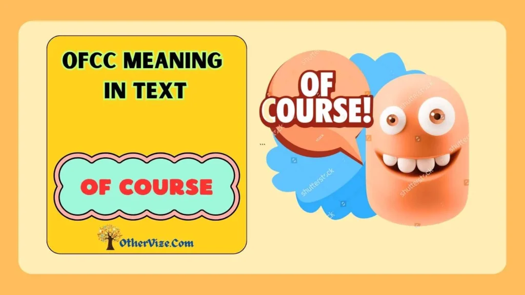 Ofcc Meaning in Text